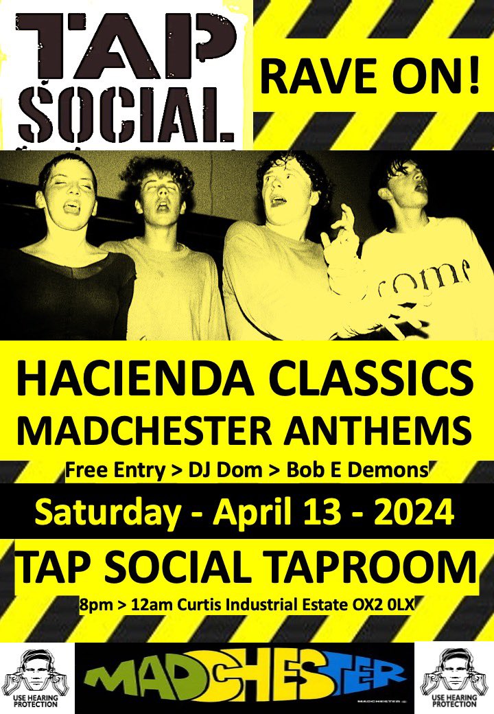 I’m DJing this tonight at @tapsocialbrew. Loved up, possibly not doved up. Rave on!