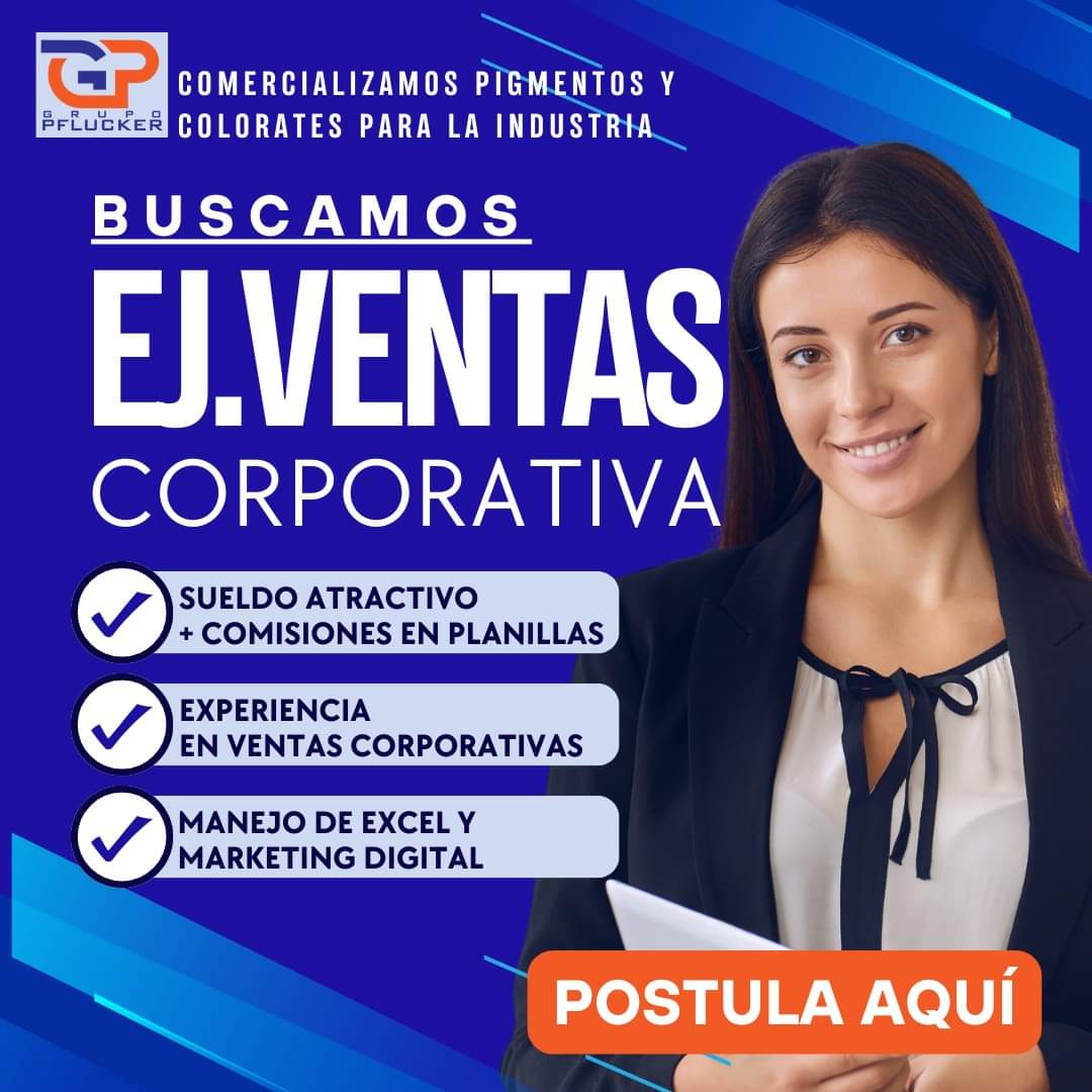 Javierstereo's tweet photo. 🌟 ¿Eres una profesional apasionada por las ventas y la excelencia en el servicio al cliente?💼✨

🚀  Envía tu CV actual a 𝗴𝗿𝘂𝗽𝗼𝗽𝗳𝗹𝘂𝗰𝗸𝗲𝗿𝘀𝗲𝗹𝗲𝗰𝗰𝗶𝗼𝗻@𝗴𝗺𝗮𝗶𝗹.𝗰𝗼𝗺 , 𝗔𝘀𝘂𝗻𝘁𝗼: 𝗩𝗲𝗻𝘁𝗮𝘀

#VentasCorporativas #OportunidadLaboral #TrabajoEnEquipo #Éxito https://t.co/rmbo82naaF