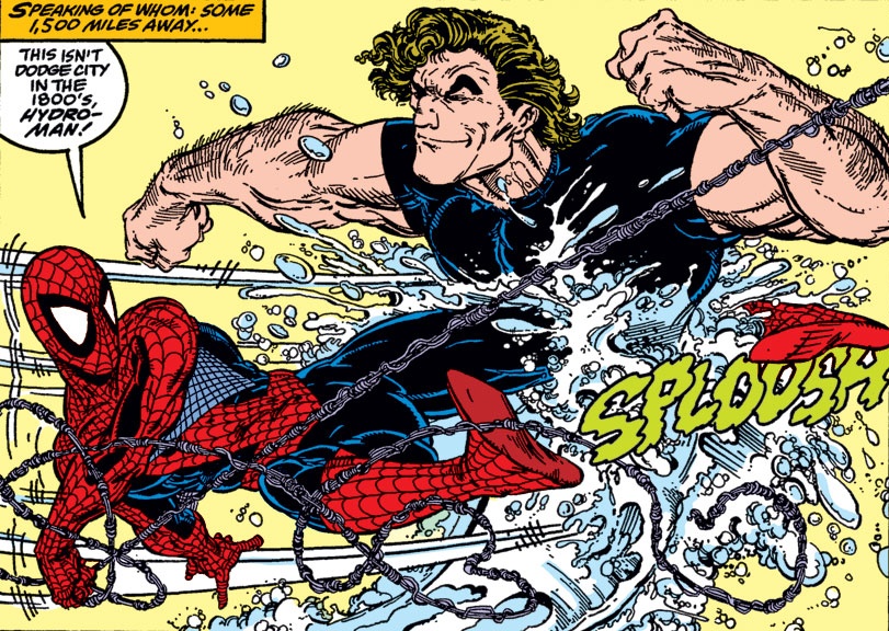 The Amazing Spider-Man #315

Spidey fighting Hydroman, artwork by Todd McFarlane!