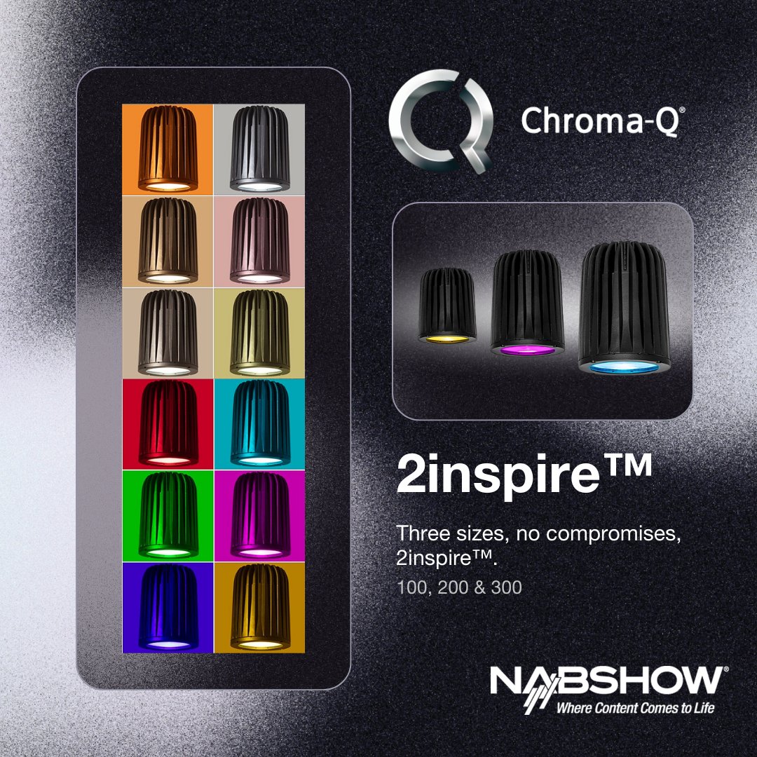 Don't miss out on Chroma-Q's impressive Color Force ll Plus™ and 2inspire™ at NAB Show 2024!⭐

Get your FREE exhibit pass with our VIP CODE: NS9353
To register visit: hubs.la/Q02sK1lF0

#ChromaQ #ColorForceIIPlus #2inspire #NABShow2024 #LightingInnovation <a href="/ACLighting_Inc/">AC Americas</a>