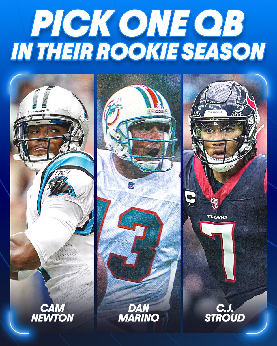 If you could pick any of these QBs to repeat their rookie season for your team, who would you choose? 💭