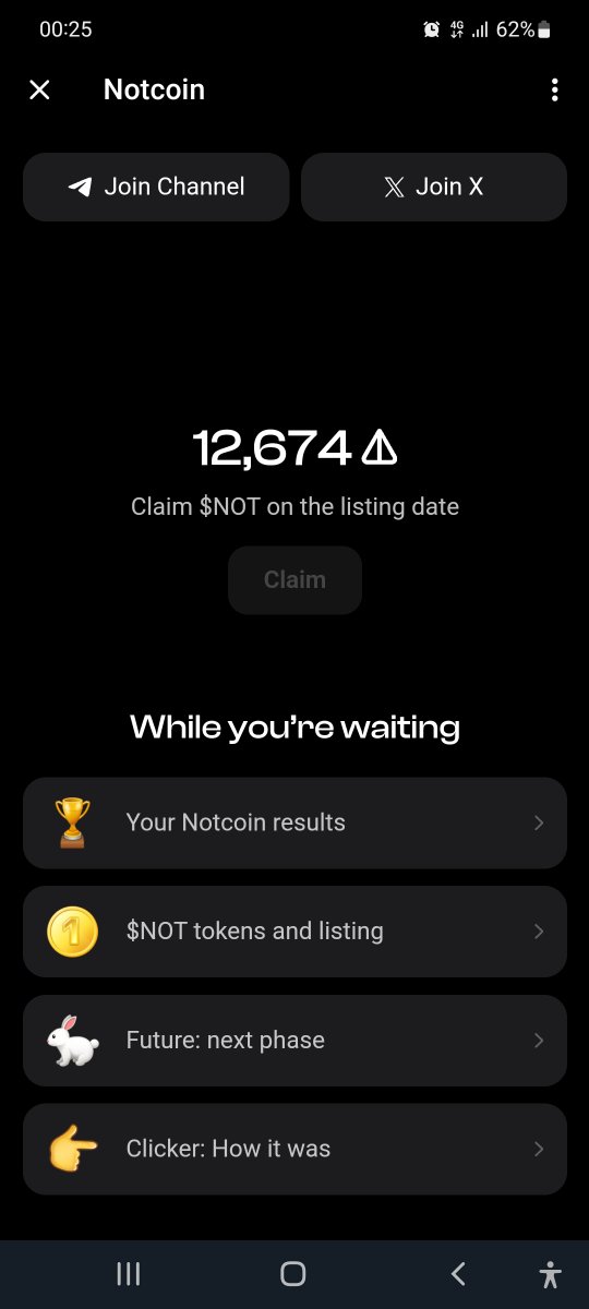 wheinesa's tweet photo. @notcoin A great project..I hope 1 not will be worth 0.1$ in the future https://t.co/iEBWsoEyrF