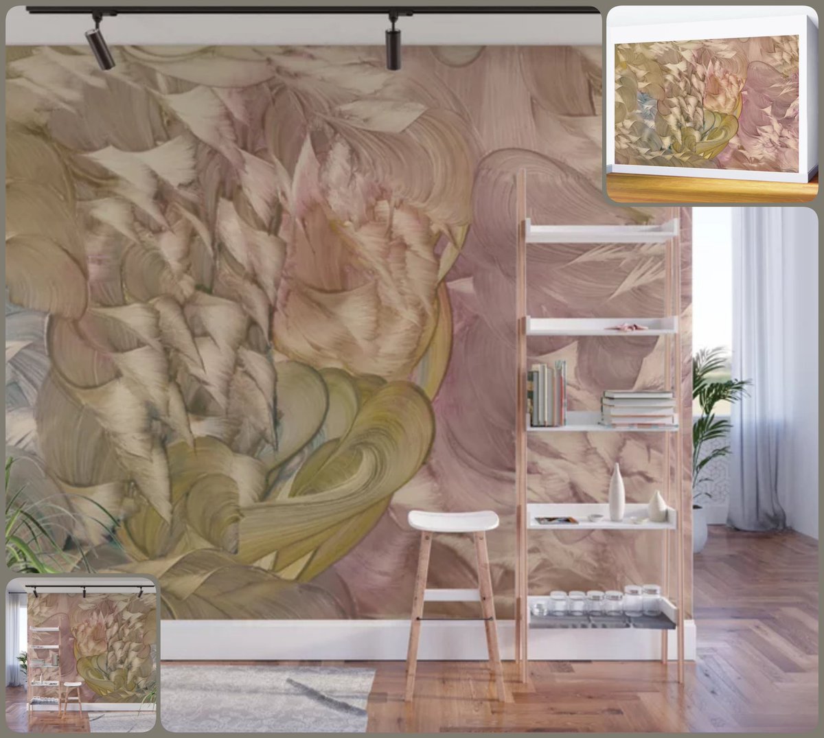 Blooming Abundance Wall Mural~A step beyond Exquisite decor!~
by Art Falaxy #artfalaxy #art #murals #homedecor #society6 #wallart #painting #Society6max #accents #swirls #modern #trendy #pink #peach #yellow

society6.com/product/bloomi…