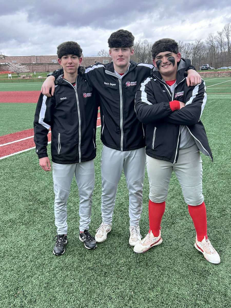 Mounties of the game in our 9-1 win over Lenape Valley: Matty Stefani had 2H, 2R, 2SB, RBI; Henry Depew 5IP, 2H, 5K, 3BB, 1ER, RBI, 2SB, R; Charlie Gonella 2B, 3RBI