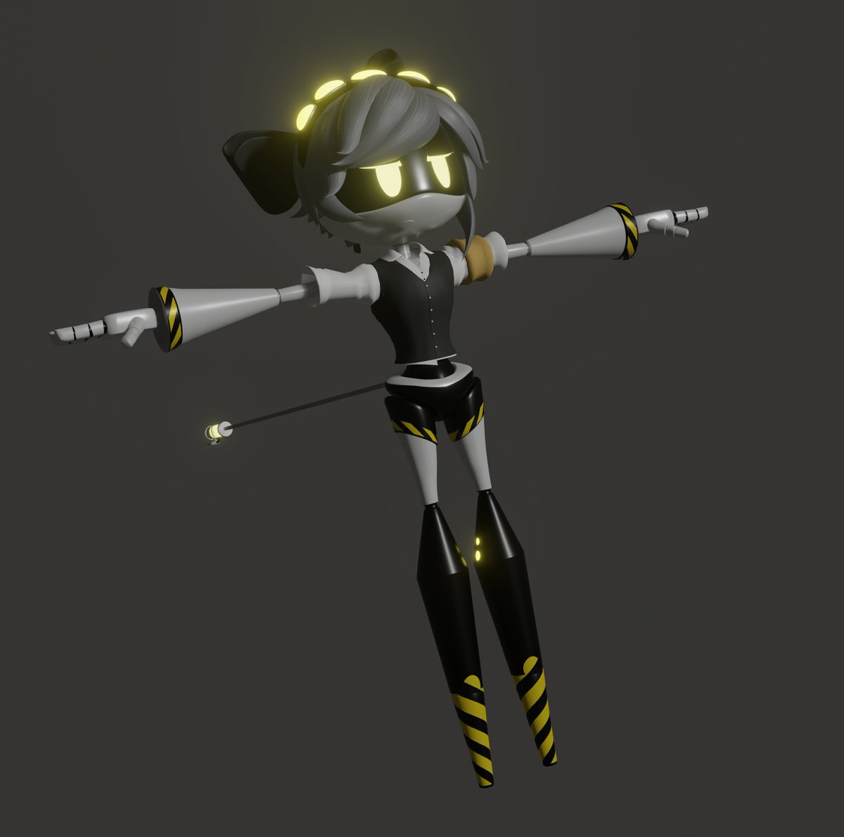 HERE IT IS!!!!!!!! TEX IIN THE *I C O N I C* MURDER DRONES (tm) T POSE!!!!!!!! NOW WITHOUT THE DEEPF RYING!!!!!!!!!!!!!!!!!!!!!!!! #murderdrones #glitchproductions