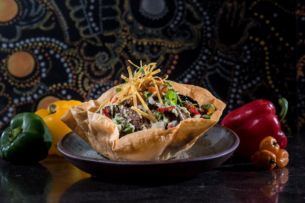 Borracha's Tostada Salad: a fiesta on your plate ✨

#HendersonMexican #LasVegasMexican #MexicanFood #VegasEats