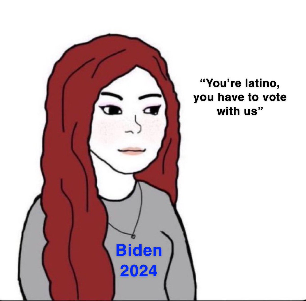 Who am I voting for in 2024? Anyone but Biden. Im tired of the race-first politics.