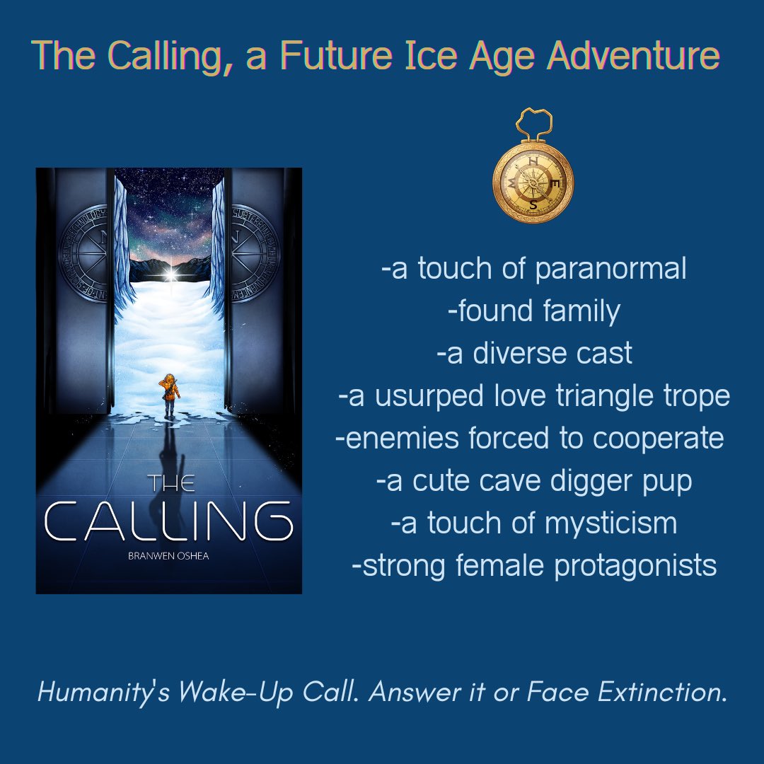 The Calling is on sale for $1.99 this weekend! In a future ice age, Bleu’s expedition team emerges from their subterranean haven to discover humans are no longer the dominant life form on Earth. Link below.