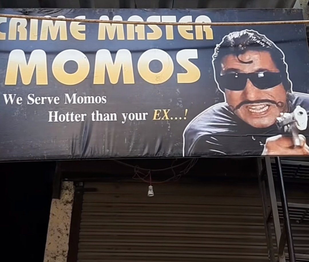 Gogo is selling momos 😂