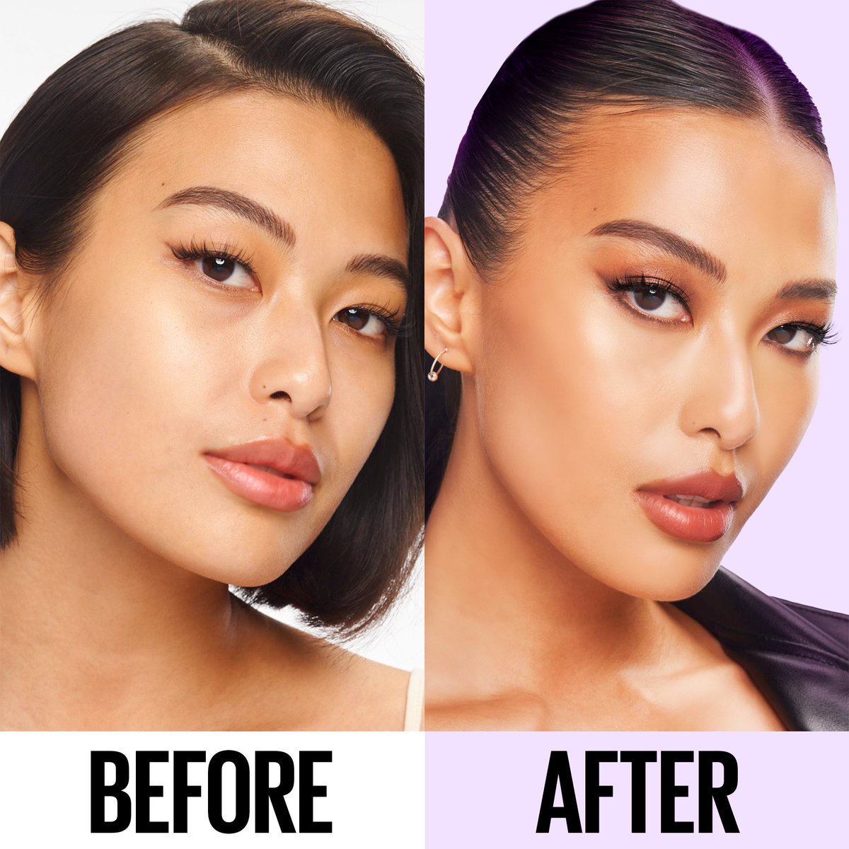 From subtle to stellar! Witness @michellemdee #LumiMatteGlow transformation with #SuperStayLumiMatte Foundation. Look at #MissLumiverse 's #LumiMatteGlow💜 #EnterDeeLumiverse and experience that 30HR weightless long wear for only PHP 699 #MaybellinePH