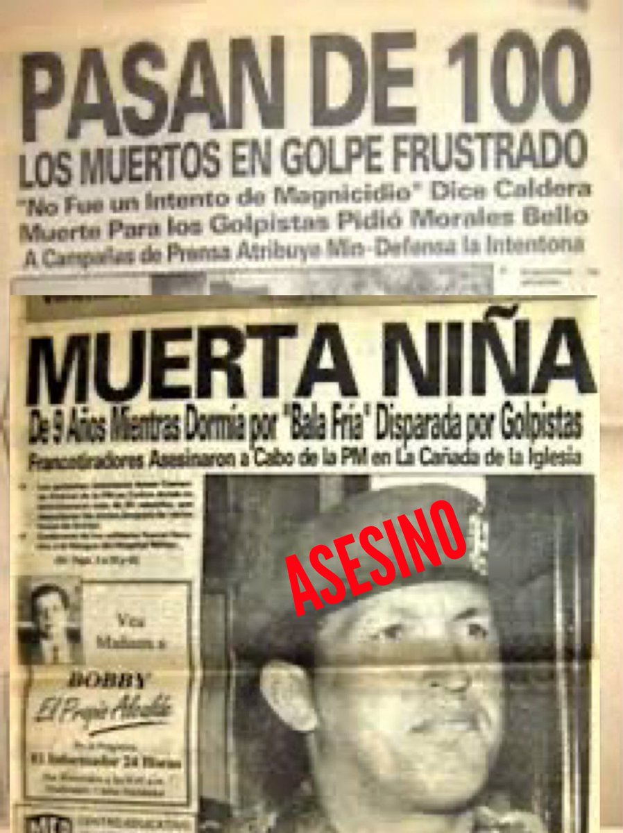 Pasaba por aquí solo para recordarles que Chávez fue un ASESINO.