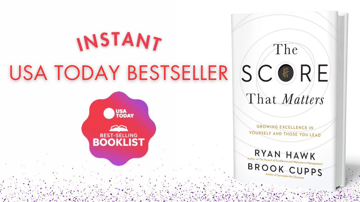 The Score That Matters is a @USATODAY bestseller…