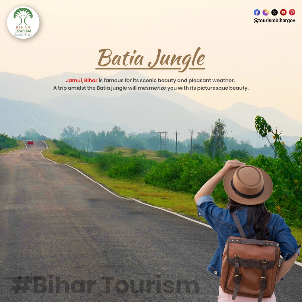 Explore the serene charm of Jamui, Bihar, where the lush greenery and captivating Batia jungle combine to captivate every traveler. Embrace the beauty of nature and relax amidst the scenic marvels of these hidden treasures. . . . #batiajungle #Jamui #greenbihar #ExperienceBihar…
