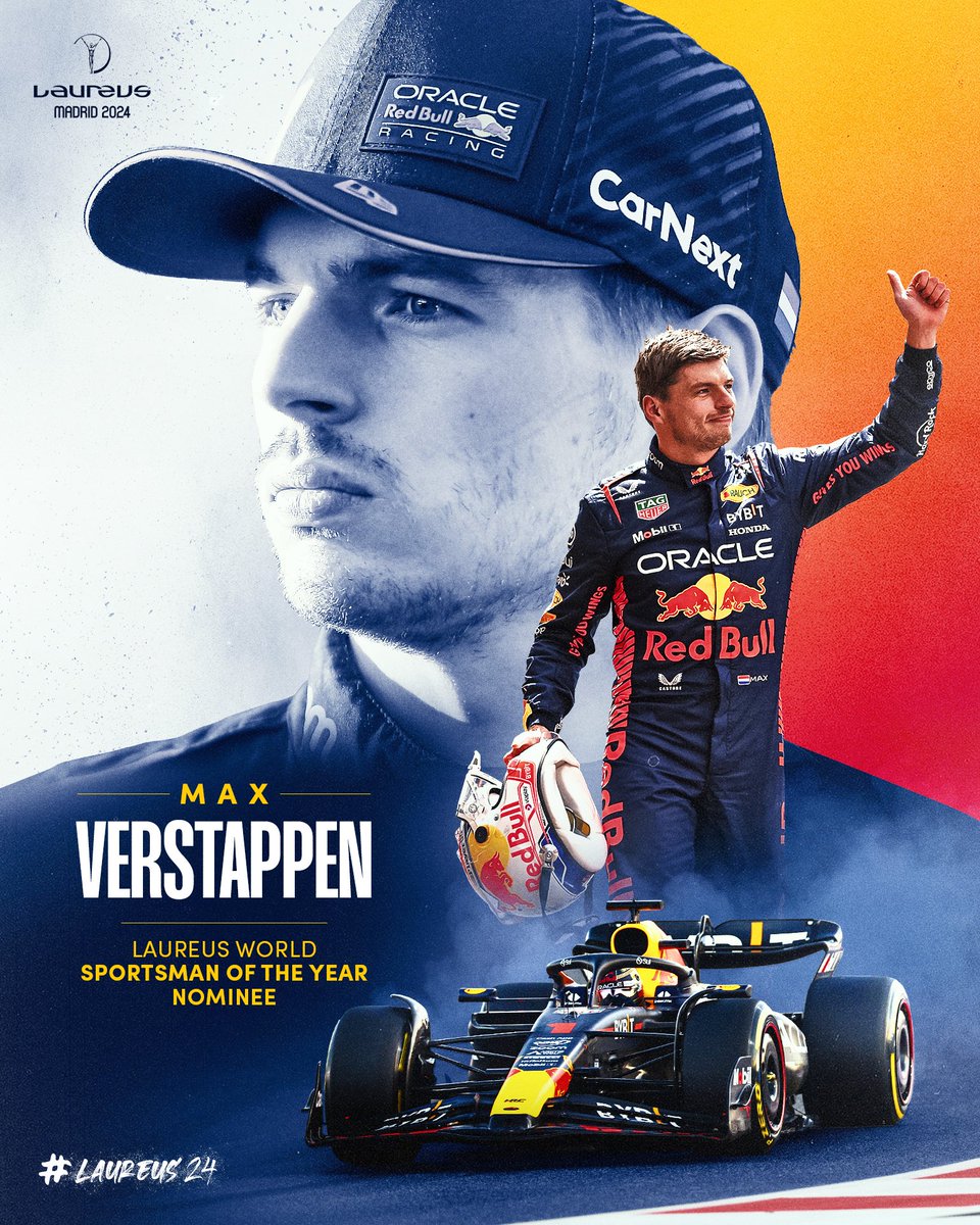 “It’s just been an incredible year. It will be hard to do something similar again, but we definitely enjoyed this year.” Max Verstappen’s reflections on his record-breaking 2023 F1 title-winning season. Laureus World Sportsman of the Year Nominee 👊 #Laureus24