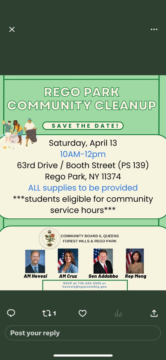 Two community clean up events this weekend