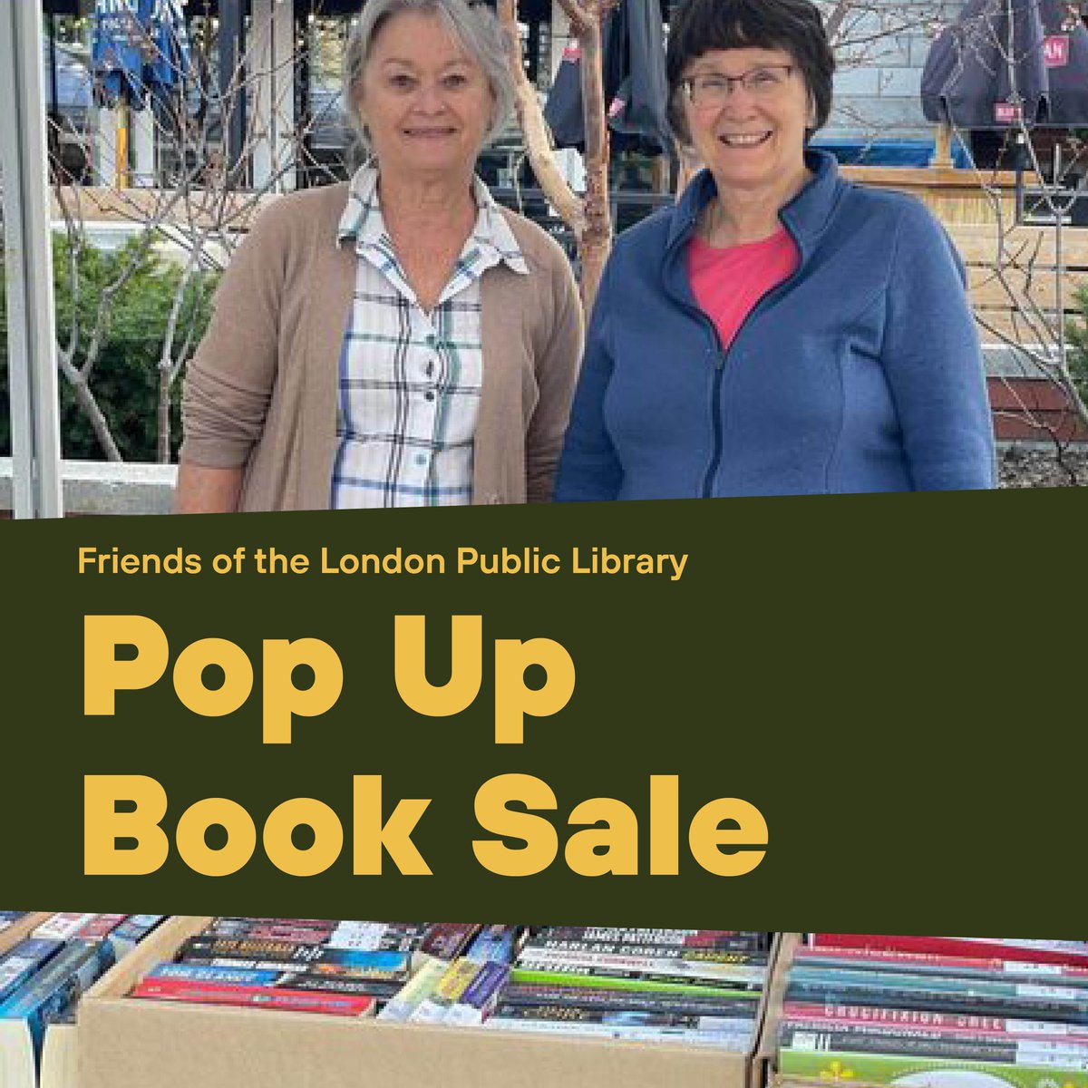 TODAY!  @LPL_Friends are holding their first Pop Up Book Sale of 2024 outside @CoventMarket from 8am-1pm, rain or shine!

Used books for every age and interest. Cash or credit. 

👀 Look for more Pop Up Book Sales coming soon!