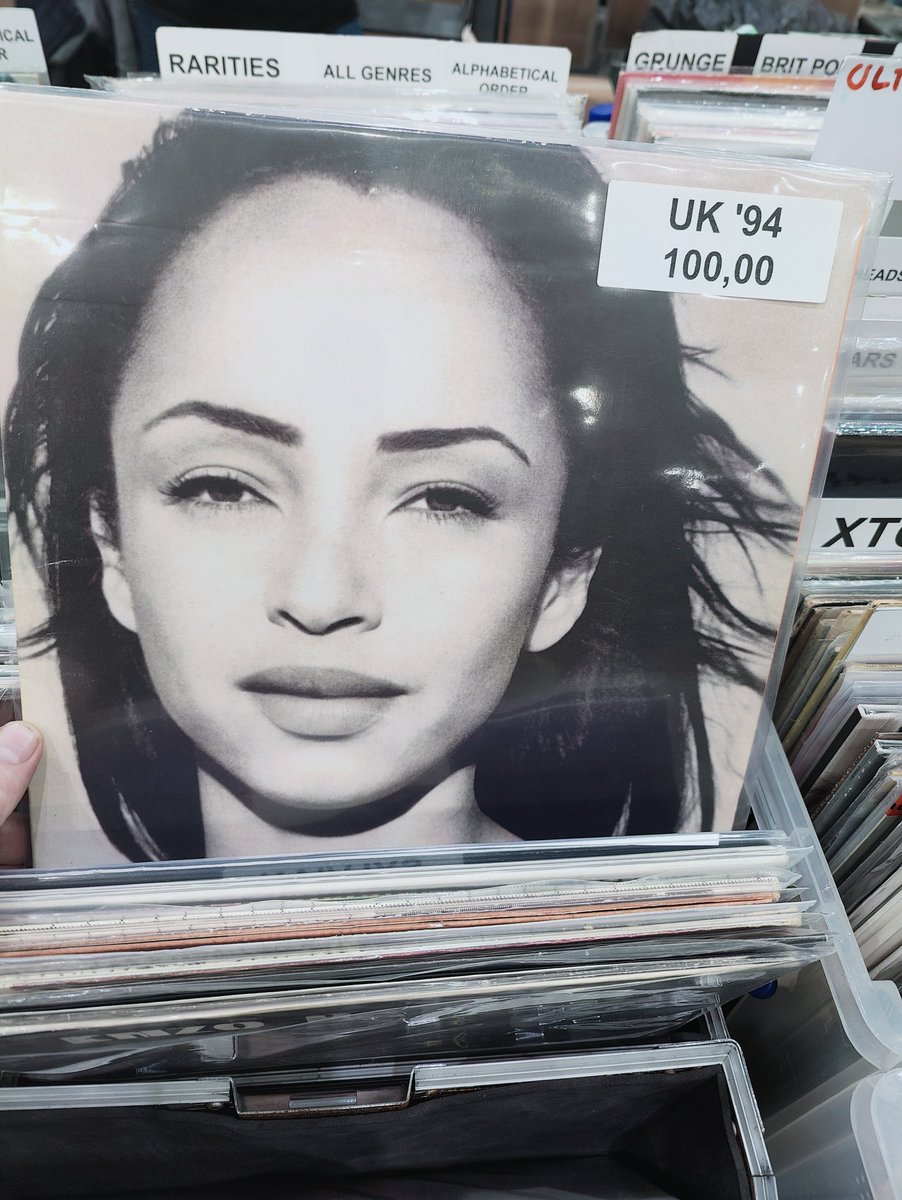 €100 for an original #Sade vinyl 'Best Of' 🤔 #SDEinDenBosch #RecordFair