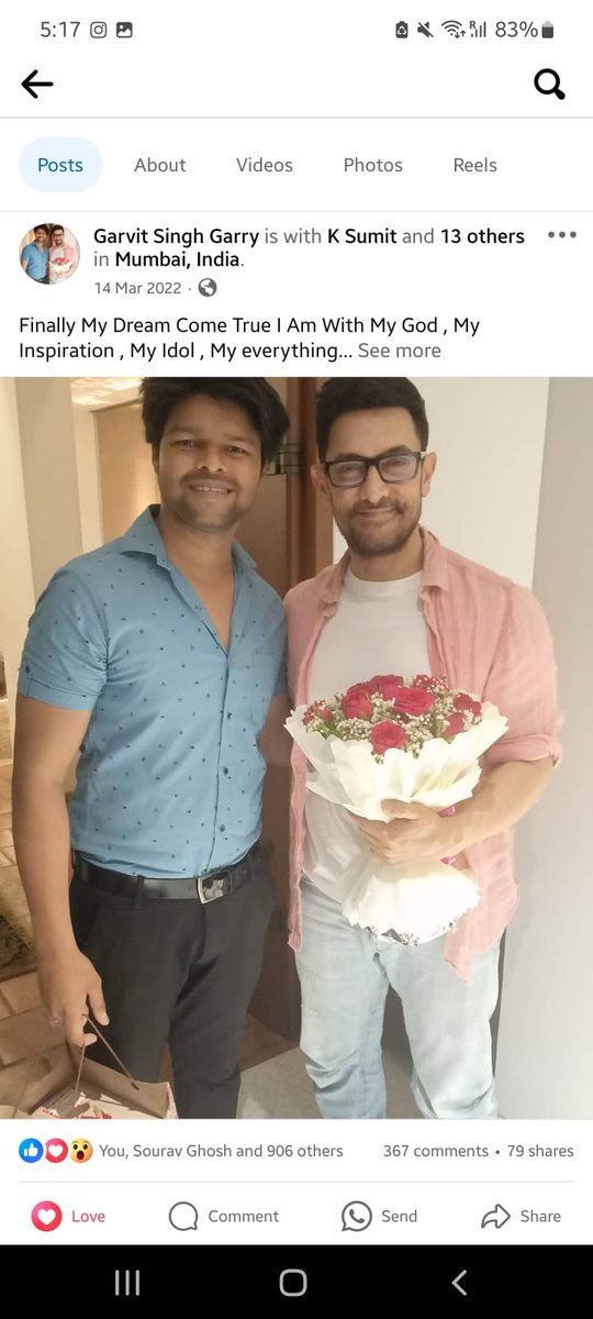 IftikarRough's tweet photo. Rip Garvit Bhai. @themartian321
You were such a positive person. Why did you take such a big step.
We will always miss you.
You were, You are, You will always be the biggest Aamir Khan fan. https://t.co/ehGsAOmE3C