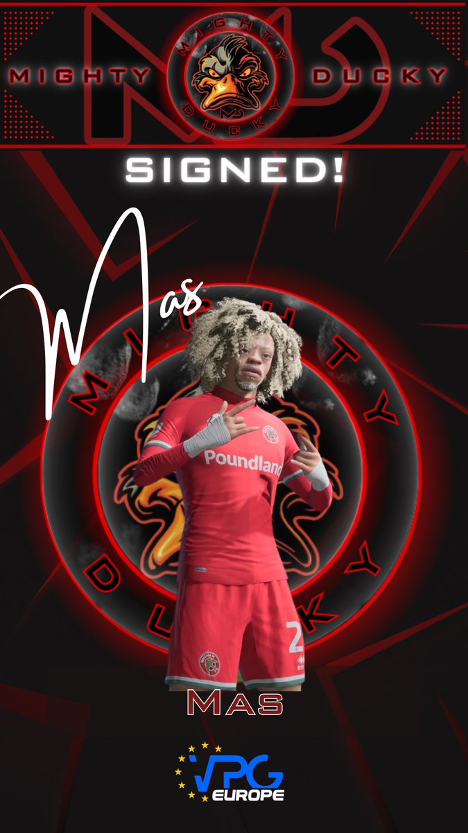 Thank you To Mighty Ducky For This Great Opportunity At Such A Great Club Looking To Help Out As much As I Can