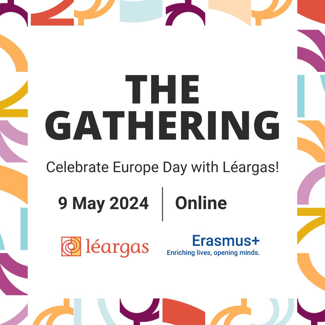 Leargas's tweet photo. Join us as we celebrate #EuropeDay with The Gathering 2024! This year, we're going virtual, making it easier than ever for you to participate from anywhere in Ireland.

Register now: https://t.co/jhnsEuckLs

#TheGathering2024  #Léargas https://t.co/rJBprvKb7W