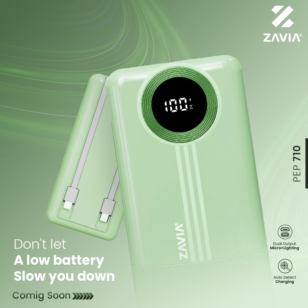 Keep the energy flowing with Zavia Pep 710 - Don't let a low battery slow you down. . . . #zavia #GamingCommunity #pep710 #powerbank #VirtualReality #uninterruptedgaming #uninterruptedcalls #crystalclearsound #wirelesneckbands #charger #power #ai