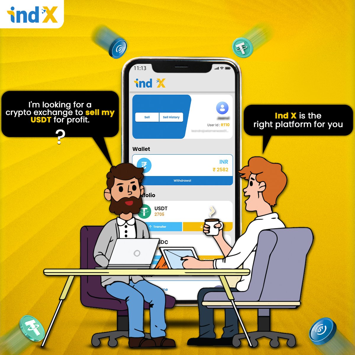 indx_exchange's tweet image. Looking to sell USDT for profit? 💸
IndX has got you covered! Join now and unlock endless trading opportunities. 💼

#nokyc #nohiddenfees #convertnow #cryptocurrency #bitcoin #crypto #blockchain #ethereum #btc #forex #money #trading #investment