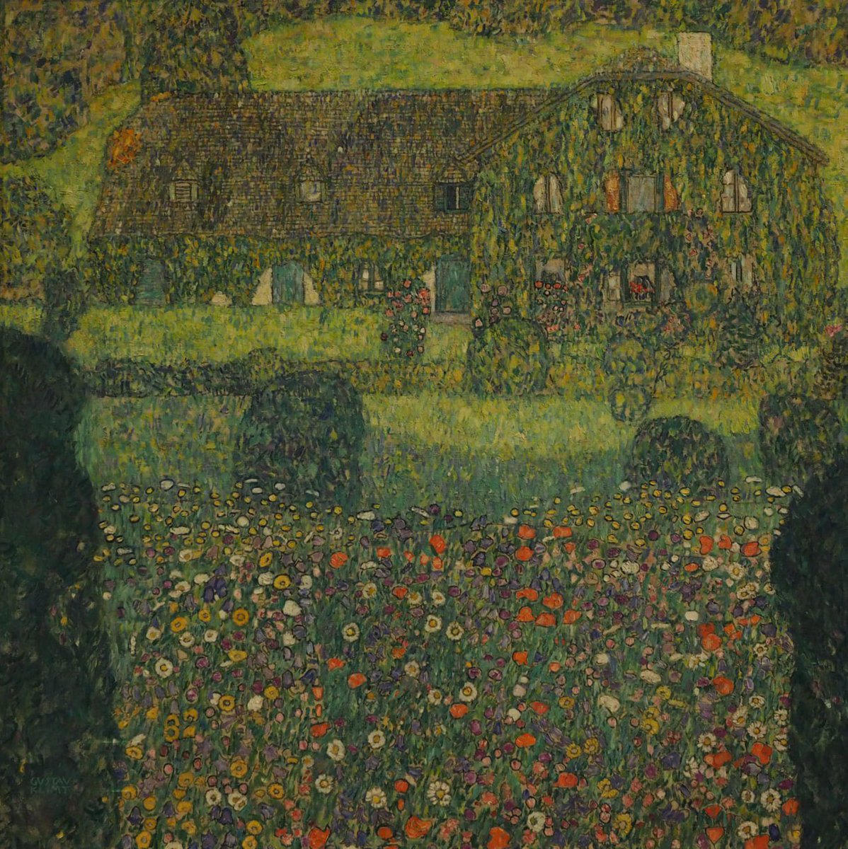 #GustavKLIMT (1862-1918)

“Forsthaus in Weißenbach I (Landhaus am Attersee)”

Öl auf Leinwand / Oil on canvas (1914)