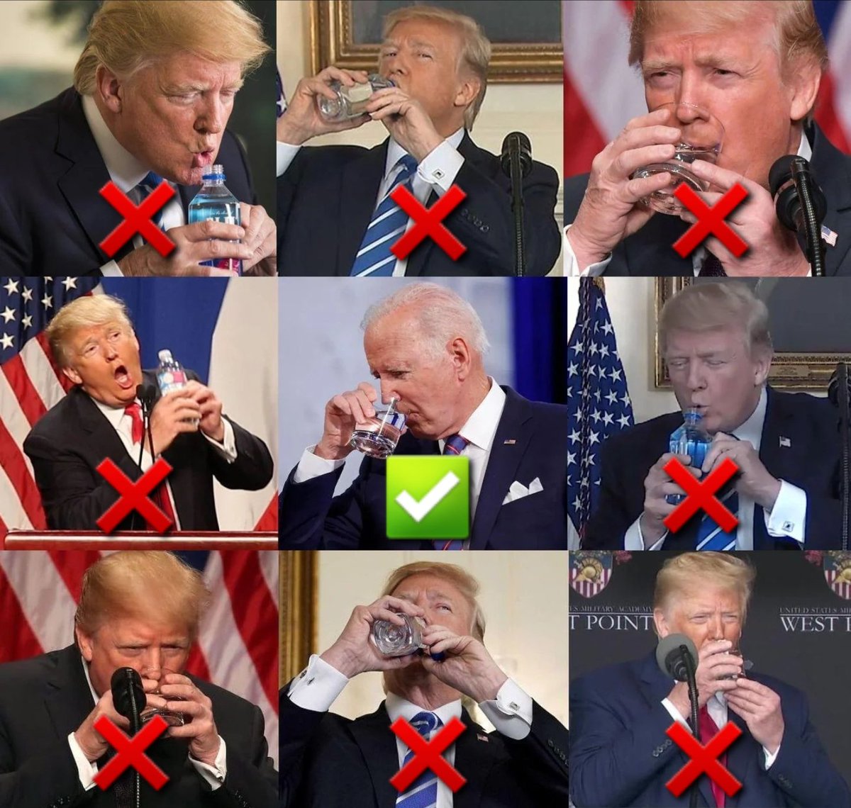 I like presidents without stubby fingers who can drink with just one hand. 😂