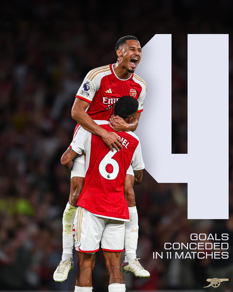 Arsenal, son 11 karşılaşmada kalesinde yalnızca 4 gol gördü. Duvar.