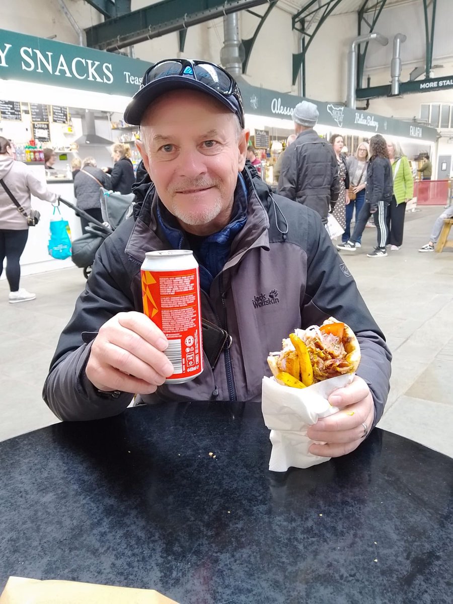 Gyro and beer...@TrinityMarket1