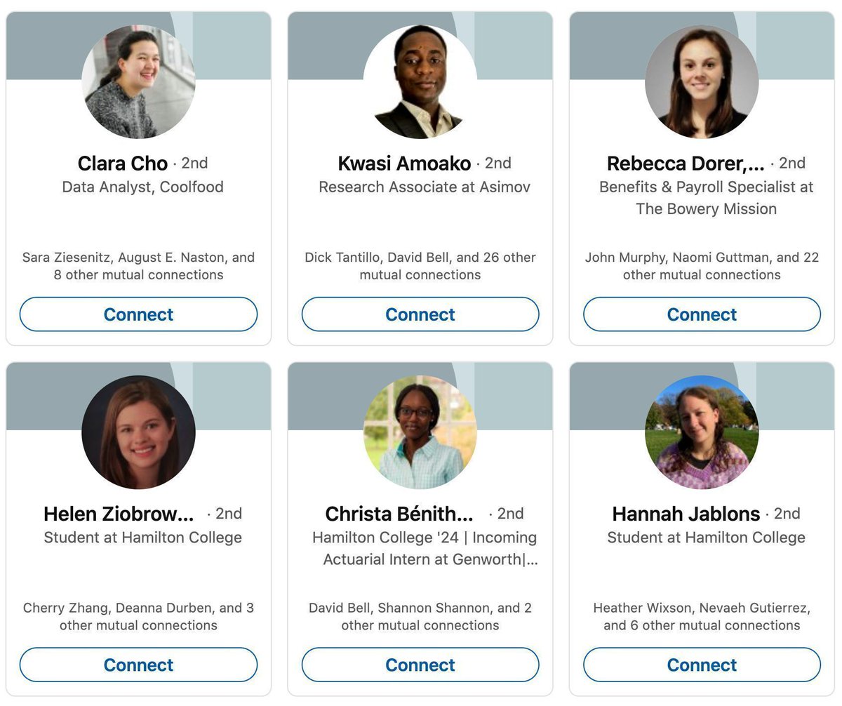 Connect with alumni and see the latest updates about them on the Hamilton LinkedIn page.  buff.ly/490M27q

#KnowThyself #AlumniNetwork #AlumniSuccess #LinkedInPage #Networking
