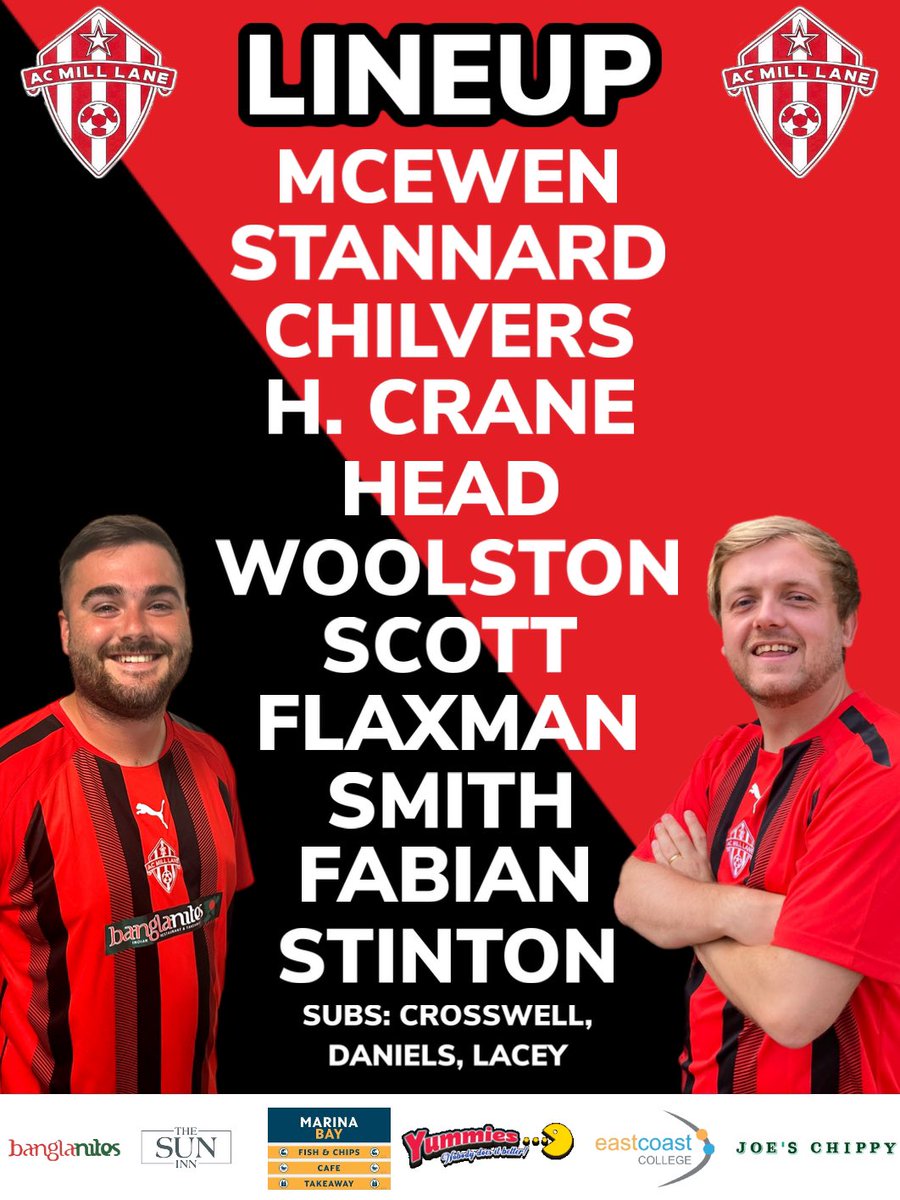 🤩 Back to a more regular squad after a difficult few weeks Here’s how we line up today 🔴⚫️