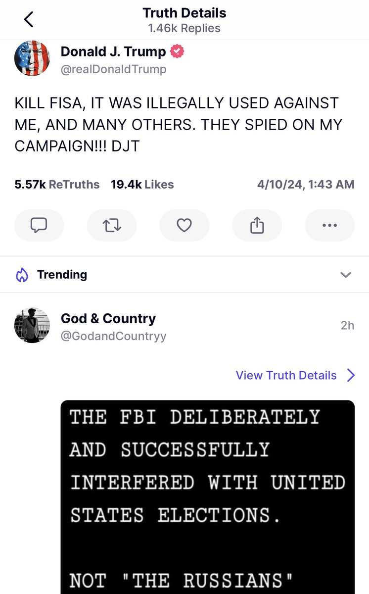 candace4freedom's tweet image. #fisa #fisawarrant #patriotact now used against the cabal and DOJ 🤔