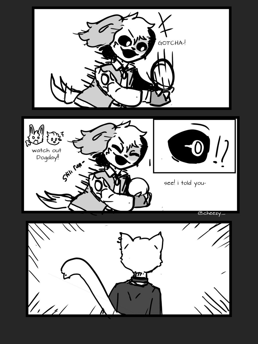 Cheezy_bell's tweet photo. BloodyNap! CHAPTER 1 -page 4

#SmillingCrittersAU #BloodyNapAU #catnappoppyplaytime #dogday #SmillingCrittersAU #SmillingCritters https://t.co/HvpY3xFfOc