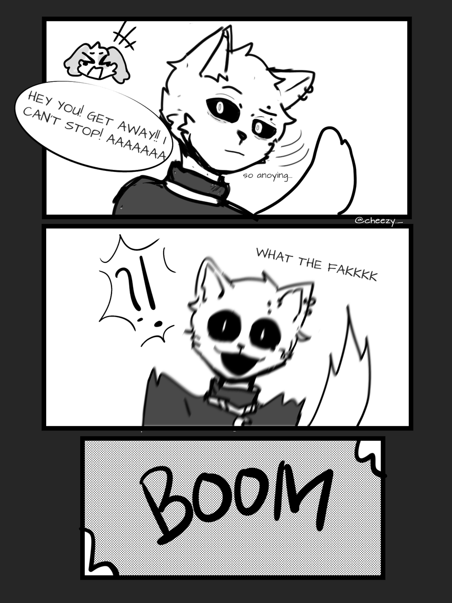 Cheezy_bell's tweet photo. BloodyNap! CHAPTER 1 -page 4

#SmillingCrittersAU #BloodyNapAU #catnappoppyplaytime #dogday #SmillingCrittersAU #SmillingCritters https://t.co/HvpY3xFfOc