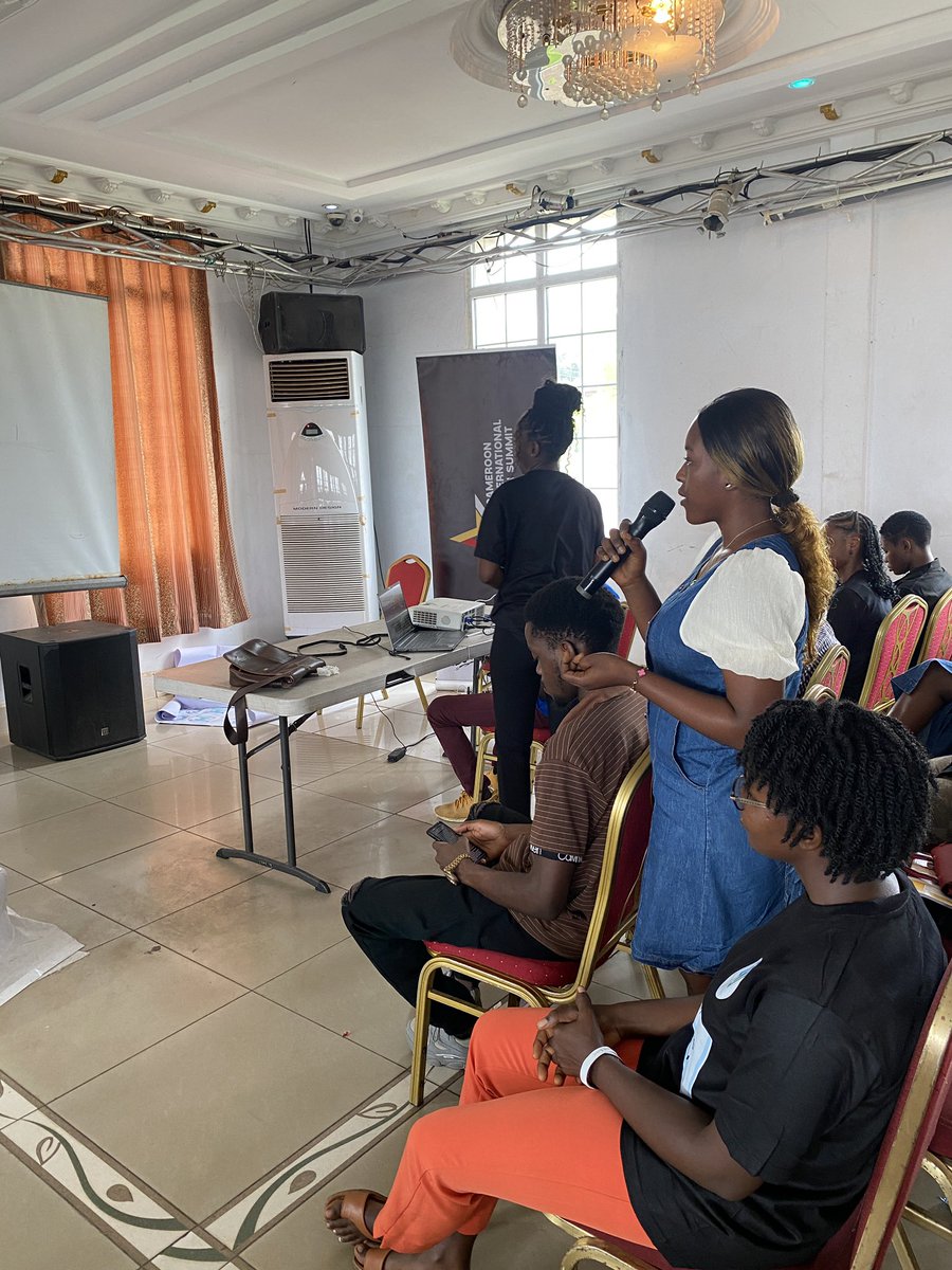 WTMBuea's tweet photo. What questions do you have for our panelist?👂

#ImpactTheFuture 
#IWD2024
 #WTMBueaIWD2024 https://t.co/xCadEAQGX2