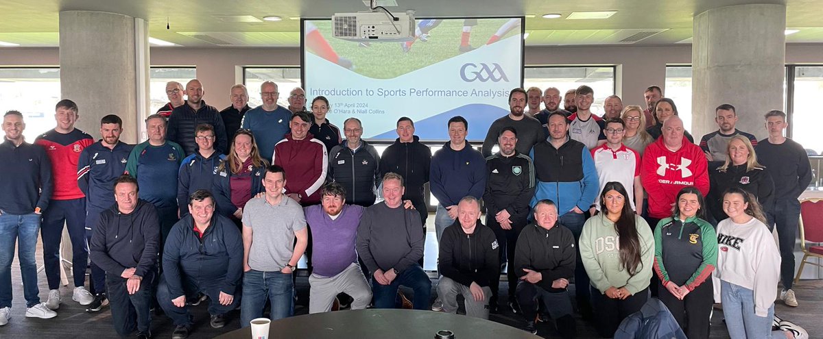 Thank you to @Terrenceohara and @niallcollins who expertly presented the “Introduction to Performance Analysis“ course today in @PaircUiCha0imh . 50 enthusiastic club coaches began their journey on the @officialgaa Performance Analysis Pathway. @OfficalCorkGAA