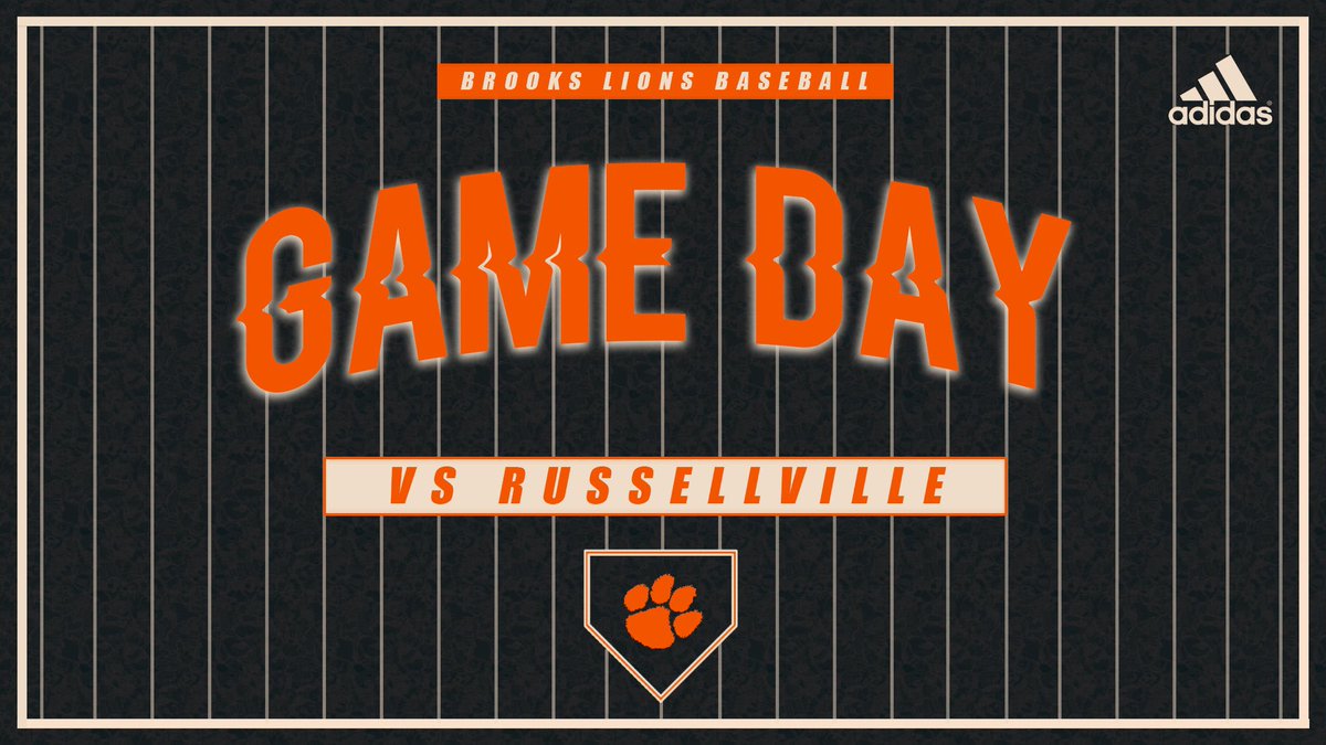 It’s a beautiful day for Brooks Baseball 🦁⚾️

Only two regular season games remains as the varsity Lions host Russellville today at 12 pm!

The JV will play a doubleheader AT Russellville beginning at 12 pm!