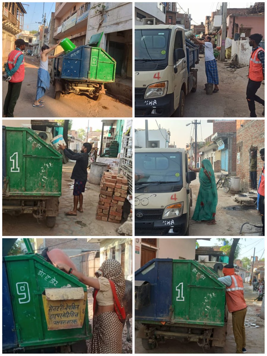 नगर के विभिन्न वार्डो से प्रतिदिन अलग अलग भागों मे कचरा संग्रहण का कार्य नियमित रूप से किया जा रहा है। #GarbageFreeCities #SwachhBharatMission #SwachhSurvekshan2024Gohad 
@MoHUA_India @SwachhBharatGov @urbansbm @bharatyadavias