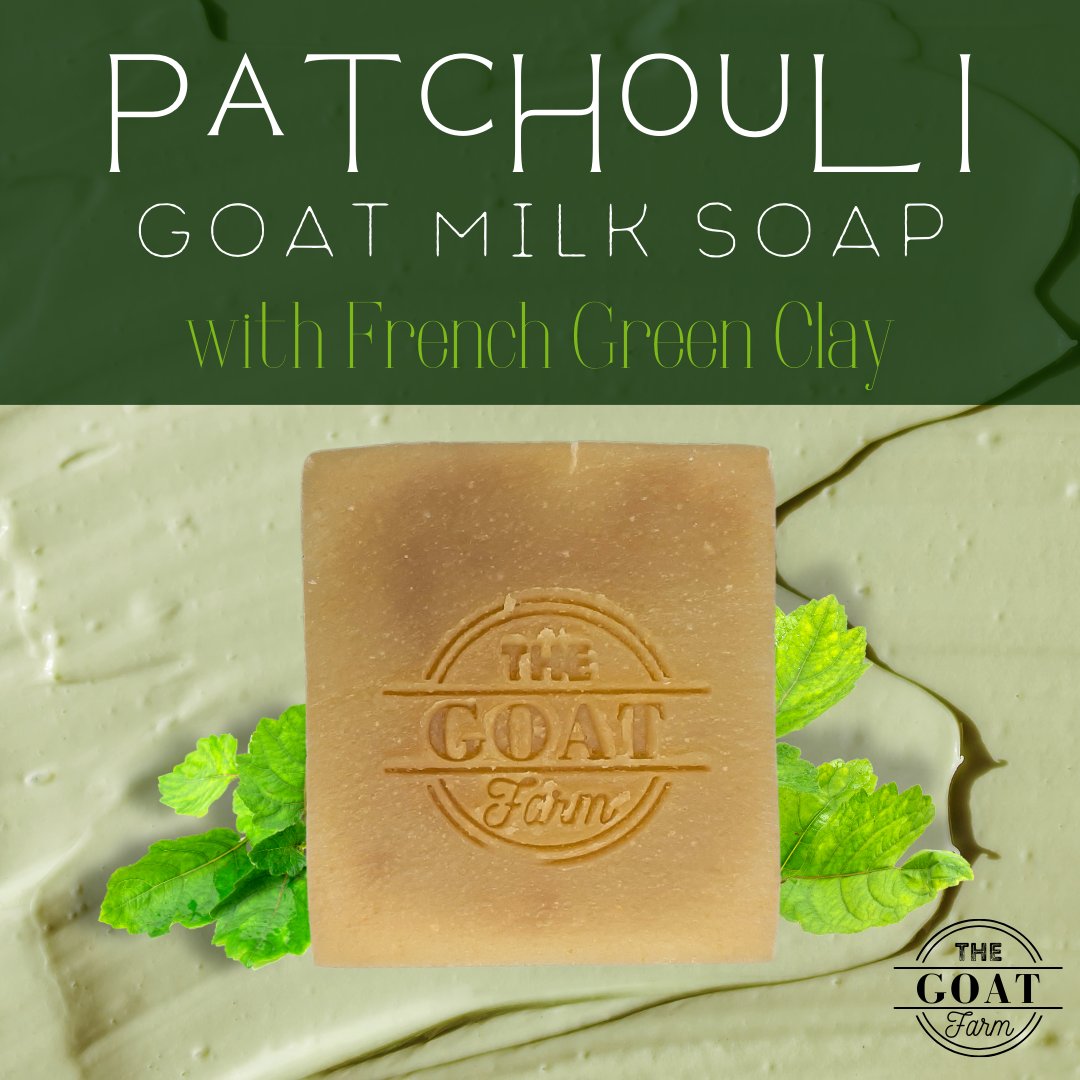 TheGOATFarmLLC's tweet photo. Patchouli Essential Oil Facial Goat Milk Soap with Organic Hemp Seed Oil and French Green Clay detoxes, moisturizes & tones the skin & can help with wrinkles, acne, eczema, rashes & psoriasis.
5 oz. $7.99: https://t.co/vaPdM2t1bU
#soap #goatmilksoap #patchouli #health #skincar https://t.co/qM1dbtC4gw