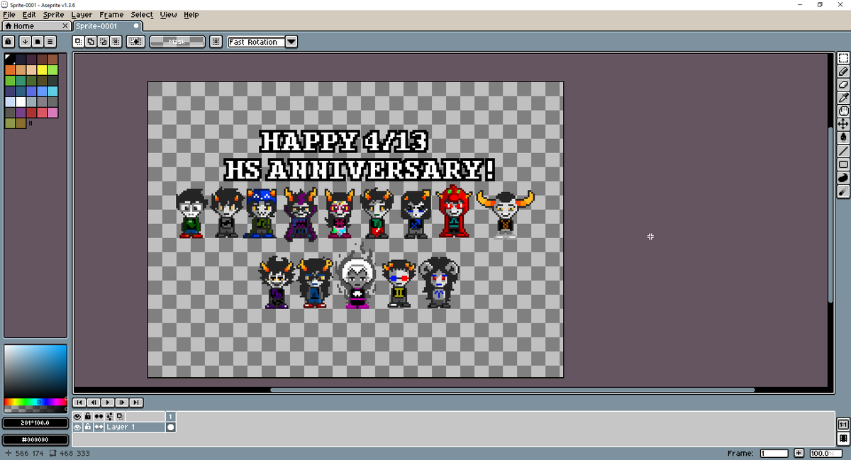 MetaVandetta23's tweet photo. Happy Homestuck 4/13!! While I dont have fanart for today, I made custom walk buddies for Desktoptale for Alterniabound section just for it! Please, enjoy!
https://t.co/QIrRkZaifL
#Homestuck413 #Homestuck #desktoptale https://t.co/spjfEziJoW