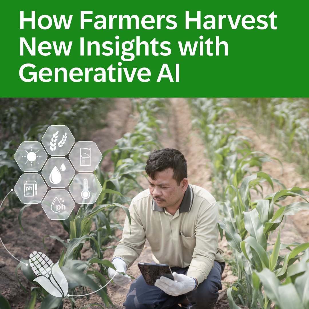 Agribusiness players are using generative AI to find more and better data to improve yields and manage natural resources. Learn more: imsap.co/6012wxHb8