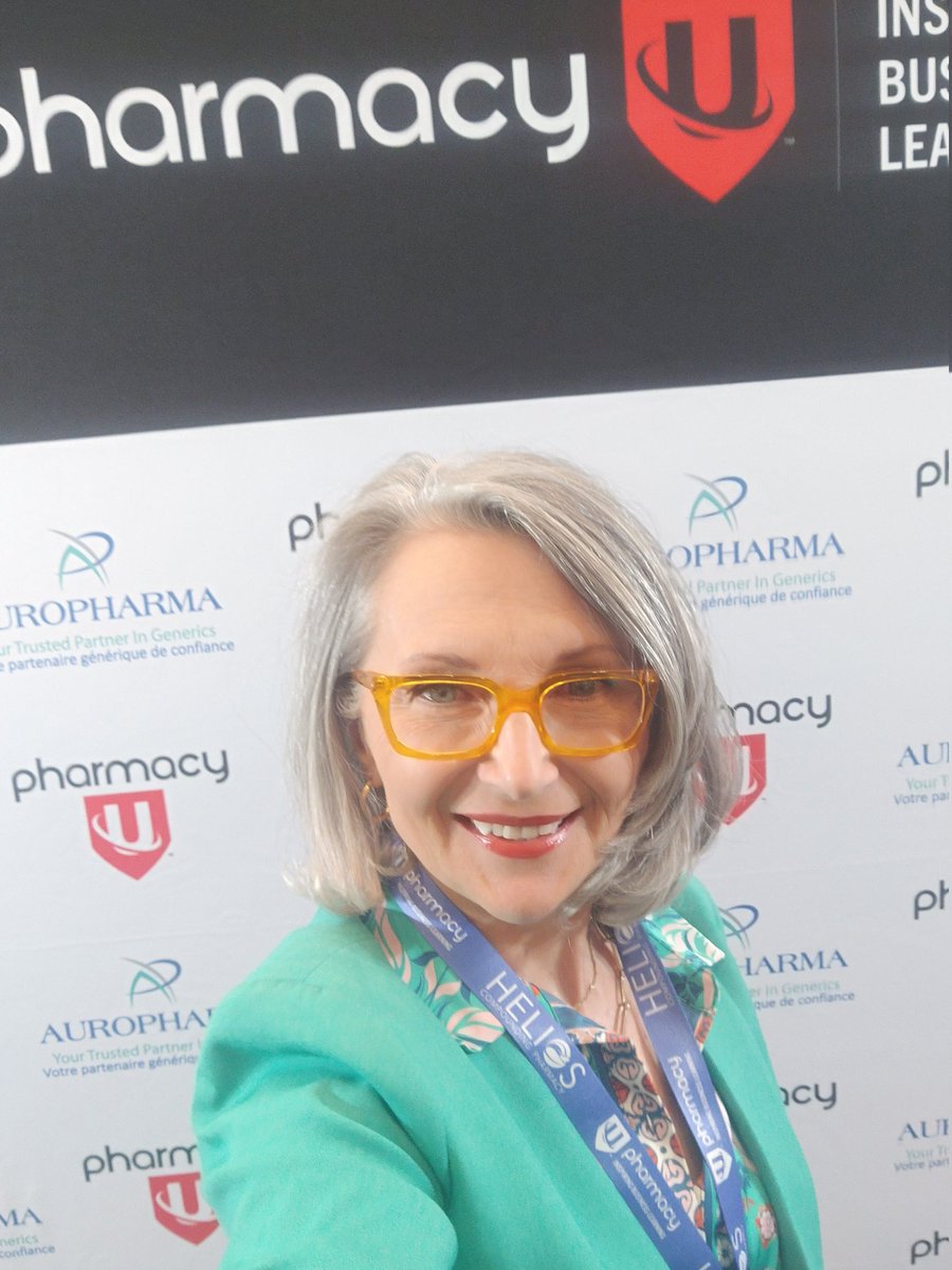 At @PharmacyU today. Connecting with amazing #pharmacist colleagues, presenting on the topic of #Menopause . Urgent need to address the needs of that population in Canada, break the silence and stigma around it.