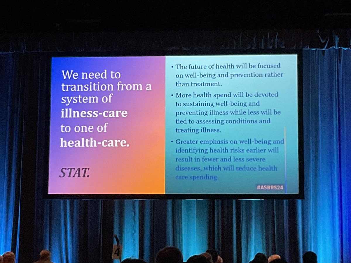 Can AI help us to transition to a system where disease is prevented rather than treated? #asbrs24