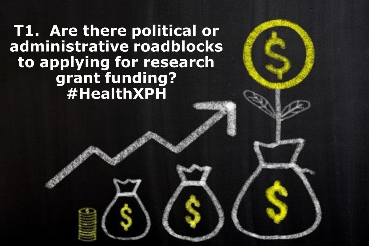 Let's start with T1 which was inspired by a question posed by a medical student asking why there are not much funding available for research in the Philippines? #HealthXPH T1. Are there political or administrative road blocks to applying for research grant funding?
