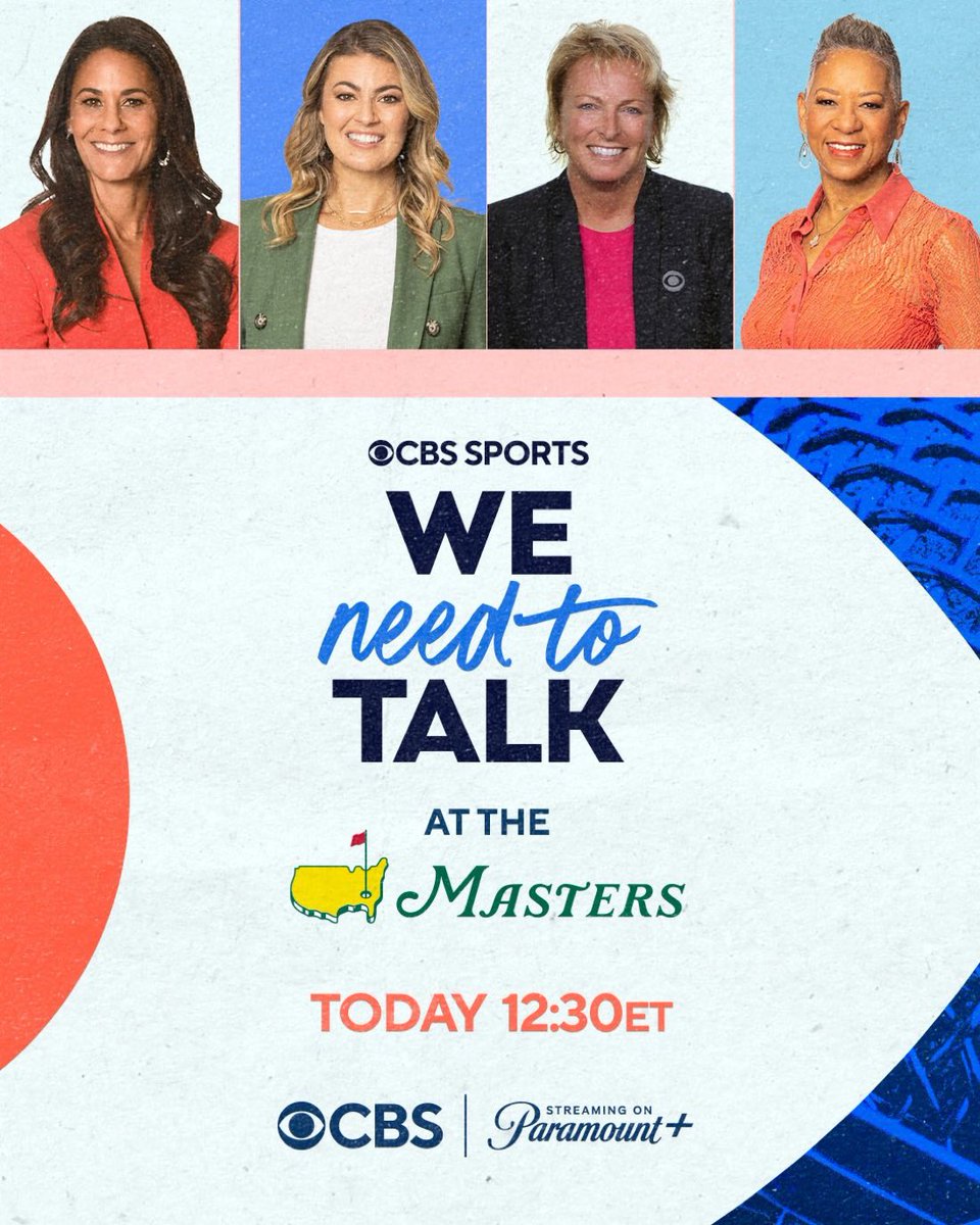 Add this to one of my favorite events to cover. It’s @WeNeedToTalk from Butler Cabin at @TheMasters Join me, @AmandaBalionos @katadams68 and @dottie_pepper as we get you set for moving day at The Masters.