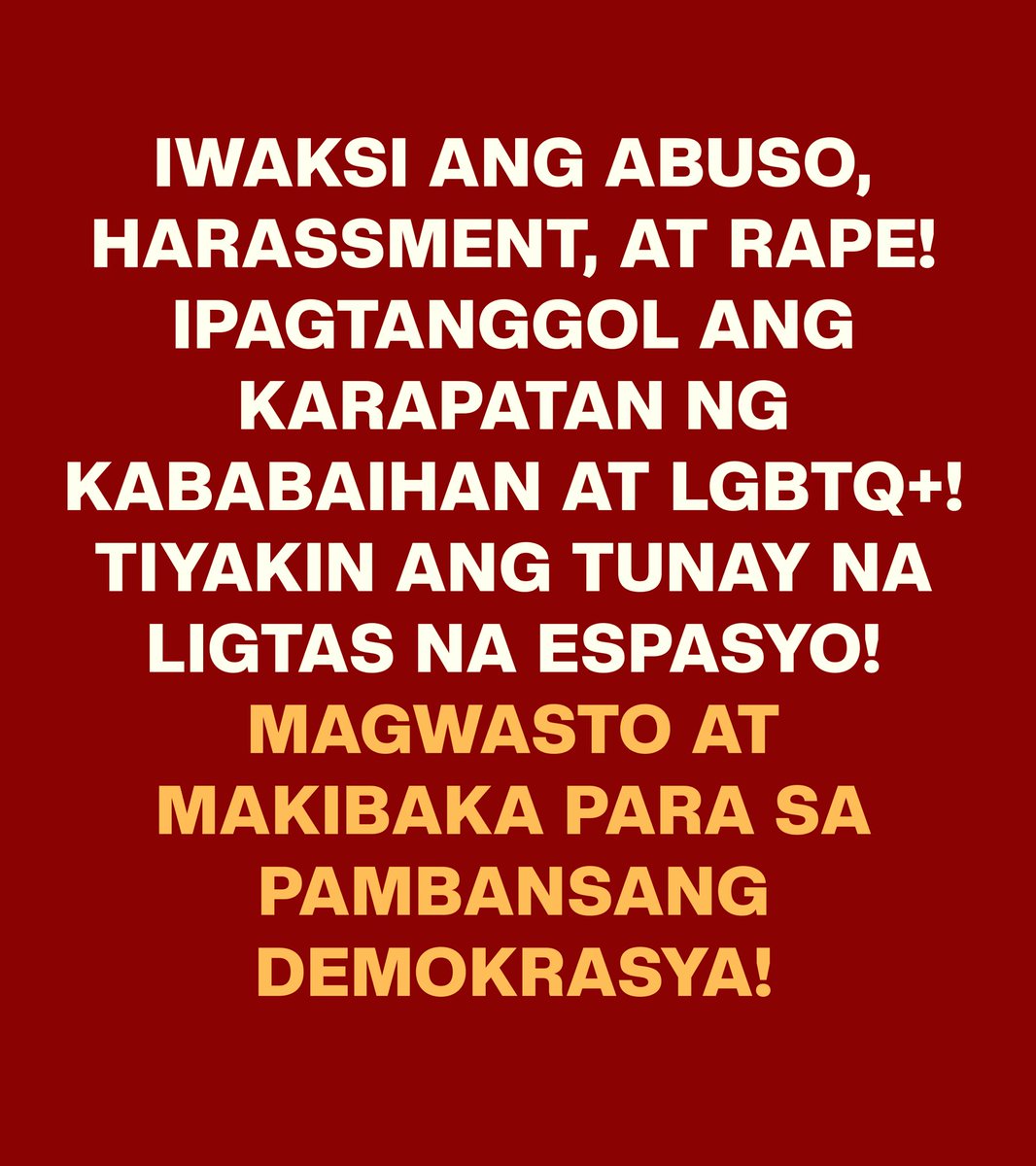 Safe Spaces Network tweet media