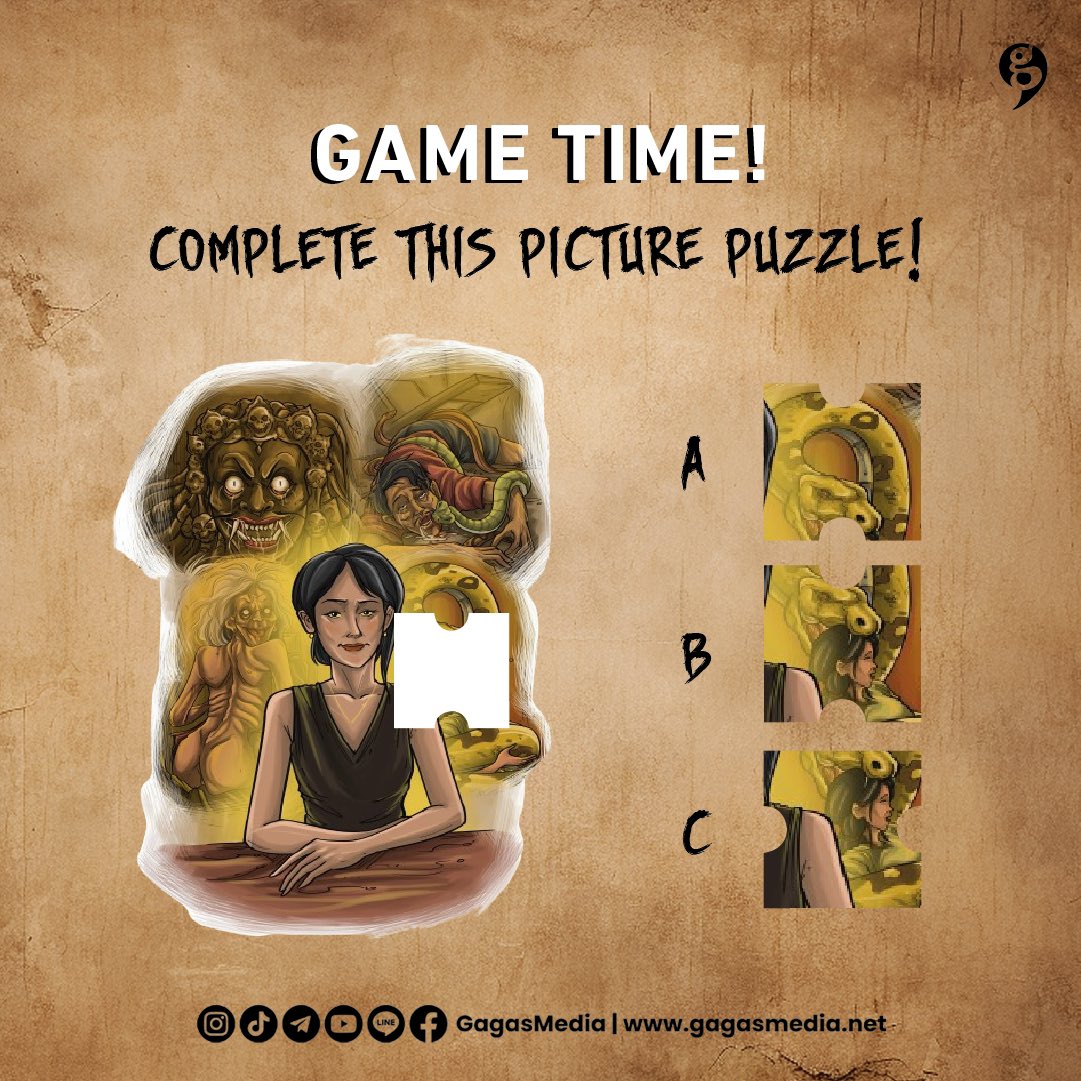 GagasMedia's tweet photo. COMPLETE THE PUZZLE ‼️
Nih, Gasmin kasih sedikit sneak peek dari kengerian yang ada di buku “Ritual Setan” karya terbaru dari @diosetta 😈
#GagasMedia #Diosetta #Horror #Pesugihan #Puzzle https://t.co/HgPtSPQBwm