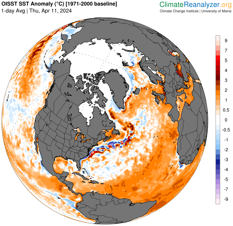 p.s. So what about the recent extreme Atlantic warming, you ask? That's ...