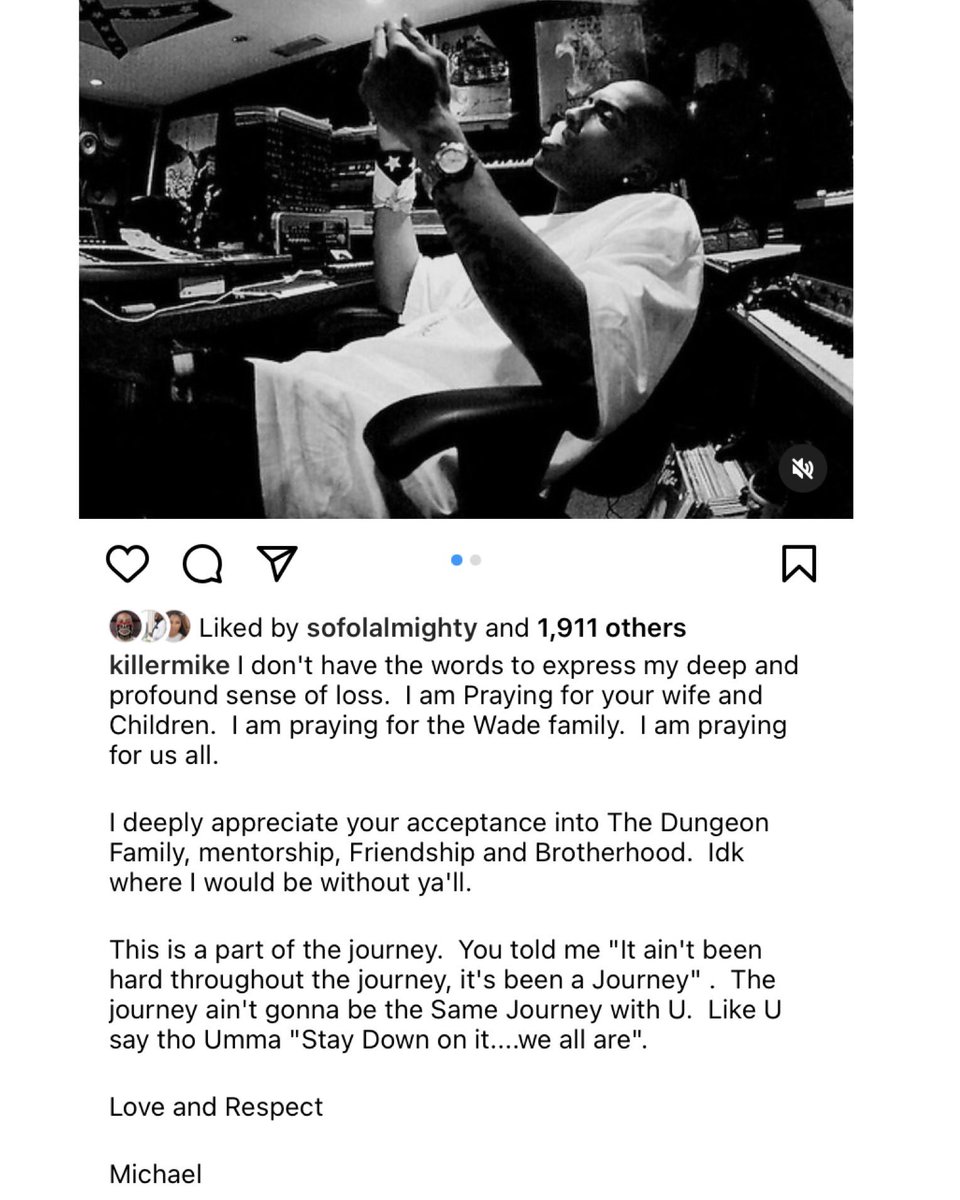A2HHTheGame's tweet photo. Killer Mike announces that Rico Wade from Organized Noize has passed away 😢 https://t.co/aytvpphIgm